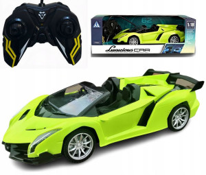Samochód Zdalnie Sterowany Auto Na Pilota Rc Led