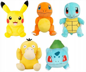 Zestaw Pokemon Maskotka Pikachu Pluszak Bulbasaur