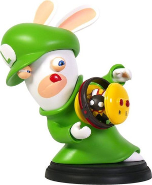 Figurka Mario + Rabbids Kingdom Battle - Luigi (wys: 16,5 cm)