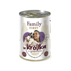 FAMILY FIRST Adult królik z gruszką 12x400g