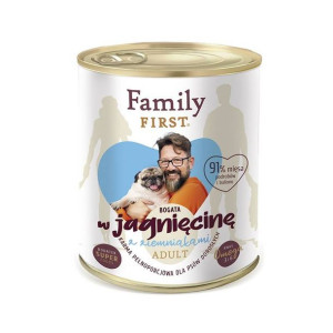 FAMILY FIRST Adult jagnięcina z ziemniakami 6x800g