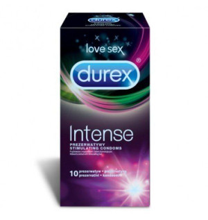 Prążkowane prezerwatywy Durex Intense