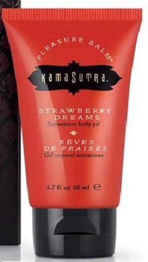 Słodki balsam do ciała o zapachu truskawki Kamasutra