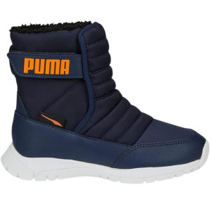 Buty dla dzieci puma nieve wtr ac ps granatowe 380745 06
