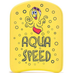 Deska do pływania aqua-speed kiddie żółta octopus 186