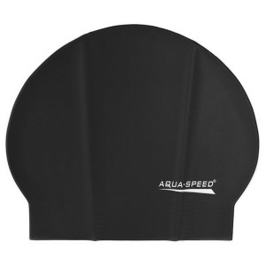 Czepek aqua-speed soft latex czarny 07