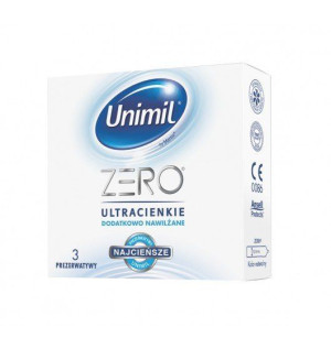 Bardzo cienkie prezerwatywy Unimil Zero