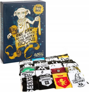 Kalendarz Adwentowy 24 Skarpetki Harry Potter