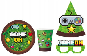 Urodziny Fana Minecraft Kubki Talerzyki Piksele