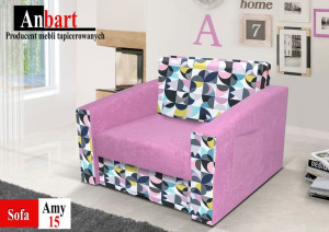Sofa Fotel Rozkładany AMY Funkcja Spania