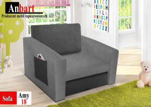 Sofa Fotel Rozkładany AMY Funkcja Spania