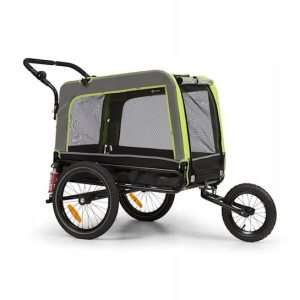 Przyczepka rowerowa zwierząt Klarfit Husky Vario