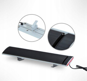 Outsunny Grzejnik Elektryczny Promiennikowy 1500 W