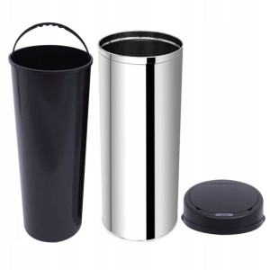 Kosz Na Śmieci Stalowy Automatyczny 50l -03-0027