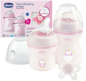 CHICCO Butelka antykolkowa 150ml 250ml smoczek