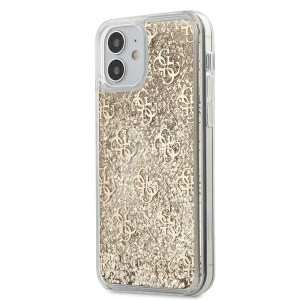 Guess nakładka do iPhone 12 Pro Max 6,7 GUHCP12LLG4GSLG złote hard case 4G
