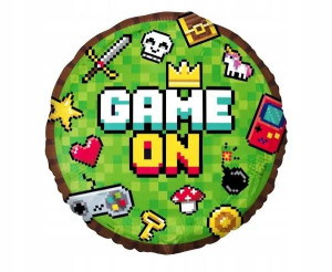 Balon Foliowy Game On Piksele Dla Fana Minecraft