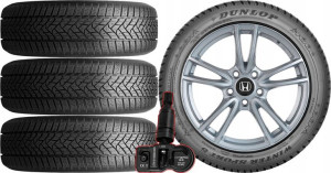 KOŁA ZIMA Honda Civic 8 VIII Dunlop 225/45R17 TPMS