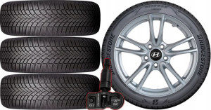 KOŁA HYUNDAI Grandeur Bridgestone 225/55R17 TPMS