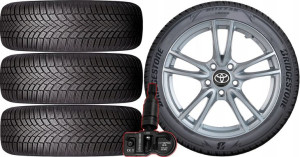 KOŁA TOYOTA RAV4 III 3 Bridgestone 225/65R17 TPMS