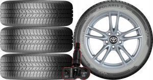 KOŁA TOYOTA Avensis 3 III Barum 215/55R17 TPMS