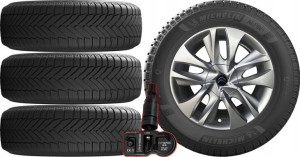 KOŁA ZIMA CITROEN Berlingo Michelin 205/50R17 TPMS