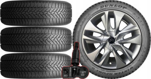 KOŁA ZIMA CITROEN Berlingo Dunlop 205/50R17 TPMS