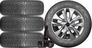 Koła Zima Citroen C4 Ii 2 Nokian 225/45r17 Tpms
