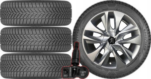 Koła Zima Peugeot 307 Goodyear 225/45r17 Tpms