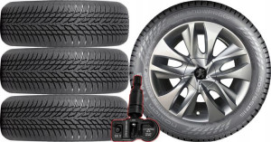 Koła Peugeot 3008 I 1 Nokian 225/50r17 Tpms