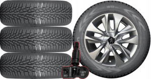 Koła Zima Peugeot 406 Nokian 225/45r17 Tpms