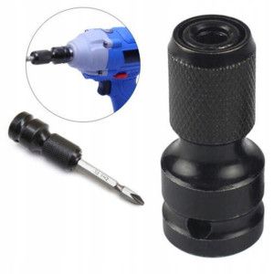 Adapter Kluczy Udarowych Przejściówka 1/2 1/4 Hex