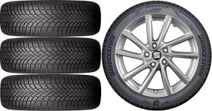 KOŁA ZIMA SEAT Altea Bridgestone 205/55R16