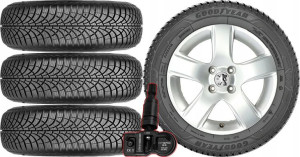 KOŁA ZIMA Peugeot 408 Goodyear 205/55R16 TPMS