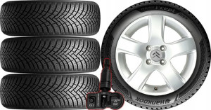 KOŁA Citroen C4 Picasso Hankook 215/55R16 TPMS