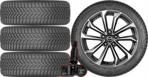 KOŁA ZIMA MAZDA 6 2gen Goodyear 215/50R17 TPMS