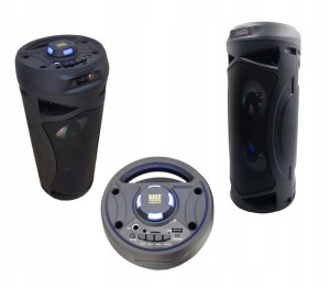 Głośnik Bezprzewodowy Bluetooth +radio +światło