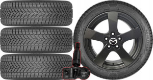 Koła Zimowe Mazda Cx-3 Cx3 Goodyear 215/60r16 Tpms