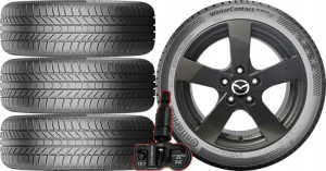 KOŁA ZIMOWE MAZDA 3 Continental 205/60R16 TPMS