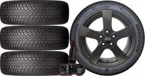 KOŁA ZIMA KIA Optima 2 Bridgestone 205/60R16 TPMS