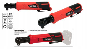 Grzechotka Bezszczotkowa 12v 80nm 1/2'' Yato