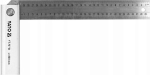 Kątownik Nastawny L 300 Mm Aluminium Z Blachy Ss