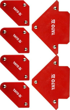 Kątowniki Spawalnicze Magnetyczne 6 Szt Yt-08678