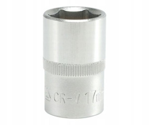 Nasadka Krótka 6-kątna Chromowana 1/2'' 17mm