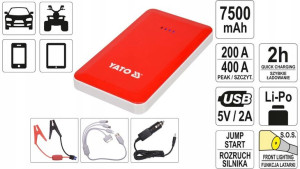 Power Bank Urządzenie Rozruchowe 7500mah Zestaw!