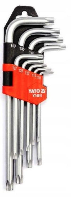 Yato - Klucze Imbusowe Torx T10-t50 9 Cz.