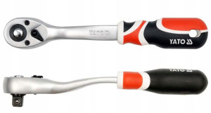 Yato Grzechotka Wygięta Stal Crv 72 Zęby 1/4"