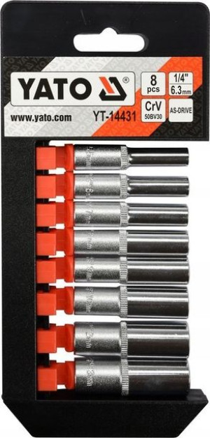 Zestaw nasadek długich Yato YT-14431 8 sztuk