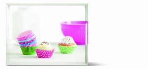 Emsa, taca CLASSIC, 50x37cm, Cup Cakes/babeczki, 514479