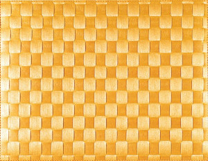 Saleen, podkładka pleciona na stół, 40x30cm, żółty, 01010102101